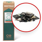 TerraCycle - Stockage multimédia - Zero Waste Box- Moyenne-Veuillez nous envoyer tout objet ou appareil capable de stocker des données (ex. audio, vidéo) au format analogique ou numérique.