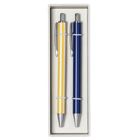 Gry Mattr - Stylos rayés - Paquet de 2-Encre noire