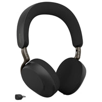 Jabra - Evolve3 75 UC PAD - Noir-Une batterie rechargeable intégrée offre jusqu’à 22 heures de conversation ou 110 heures de musique, avec une recharge rapide qui permet jusqu’à 5 heures d’utilisation en seulement 5 minutes