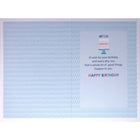Rosedale - Cartes de souhaits Fête Adolescent 5-1/2 po x 8 po / Enveloppes - paquet de 12-Imprimées sur un papier de qualité non couché