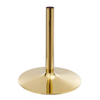 Modway - Verne Ovale de 48 po Table à manger, Or Blanc-Anneau de pied non marqué