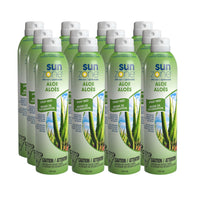 Sunzone - Spray après-soleil à l'aloe vera - 177 ml - Paquet de 12-Aide à apaiser et soulager la douleur des coups de soleil et la peau sèche qui pèle