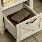 HOMCOM - Table d’appoint avec rangement - chêne-Couleur : Chêne 
