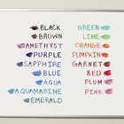 ExpoMD – Trousse de départ de marqueurs à effacement sec à faible odeur, pointe biseautée, couleurs variées, 10/paquet-Couleurs variées