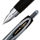 uni-ball Stylos gel rétractables 207 - pointe micro (0.5 mm) - Noir - paquet de 3-Couleur de l'encre : Noir