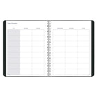 Blueline - Agenda Scolaire Mensuel 14 Mois - De Juillet À Août - 11 po H x 8 1/2 po l - Noir - Anglais-Dates juliennes