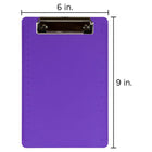 JAM Paper - Presse-papiers en plastique - petits modèles avec clip métallique discret - mini (6 x 9) - violet-Nos presse-papiers sont dotés d'un clip en métal durable pour fixer les papiers et d'un ressort robuste et durable.