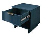 Manhattan Comfort - Table de nuit moderne Granville 18,11" à 1 tiroir - Bleu Minuit - Lot de 2-10