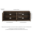 Hudson&Canal - Meuble TV Desmond pour téléviseurs jusqu'à 78" - Chêne foncé-8