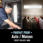 Bell+Howell - Barre lumineuse LED portative rechargeable - 16,5"-Aucune batterie nécessaire