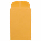 Jam Paper - Enveloppes commerciales n° 4 Coin Business, 3 po H x 4 1/2 po l, Kraft Manille brun, Paquet de 50- Dispose d'un rabat droit avec fermeture gommée et finition papier lisse