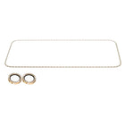 Kate Spade - Kit de protection d'écran et objectif pour iPhone 17 Pro - Pierre d'Or-Installation et retrait faciles avec l'outil inclus