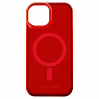 Ideal of Sweden - Étui Clear Mid pour MagSafe iPhone 15/14/13 - Rouge Radieux-Conception protectrice avec bords surélevés pour protéger l'appareil photo et l'écran