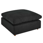 Modway - Commix Duvet Rempli Trop Rempli Ottoman - Noir-Ottoman moderne contemporain