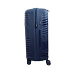 TRAVLR - Valise grande rigide légère de 28 po - Bleu-Système d'expansion à fermeture éclair pour 20 % d'espace de rangement en plus