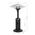 Shinerich - Chauffe-patio de table-Système ODS sécuritaire avec dispositif de coupure de flamme et interrupteur anti-basculement