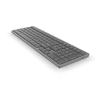 BlueDiamond - Clavier sans fil mécanique profil bas taille complète - disposition anglaise, gris-Compatible Bluetooth: Connectez jusqu’à deux appareils Bluetooth simultanément pour un changement pratique entre eux