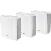 ASUS - Système ZenWiFi Mesh WiFi 6E tri-bande pour toute la maison pour une couverture jusqu'à 7 500 pieds carrés-Installation facile. Gestion flexible