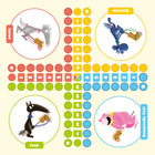 Auzou - Mon coffret de 10 jeux classiques avec Loup-2 dés en bois