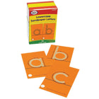 Lettre tactile papier sablé DidaxMD, minuscule-Taille : 4 5/6 haut. x 2 3/4 larg. (po)