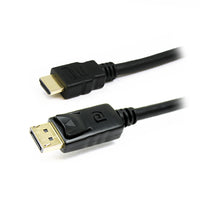 BlueDiamond - Câble Display Port vers HDMI Full HD - 20 pi Noir-Connectez vos appareils équipés de DisplayPort à un écran équipé de HDMI