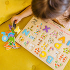 Melissa & Doug - Puzzle des Sons de l'Alphabet - 26 Pièces-Un excellent cadeau pour les préscolaires de 3 à 5 ans, offrant un jeu pratique et sans écran