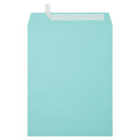 JAM Paper - Enveloppes format catalogue 10 po l x 13 po H à ouverture sur le petit côté, bleu turquoise, paquet de 100-Couleur : bleu aqua