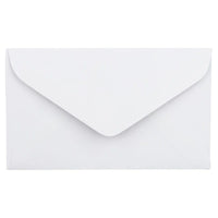 Jam Paper - Mini enveloppes commerciales 2Pay, 2 1/2 po H x 4 1/4 po l, Blanc, Paquet de 50-Couleur : Blanc
