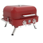Kenmore - Barbecue de table rétro à 2 brûleurs - rouge-Total : 14 000 BTU.