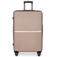 Air Canada - Bagage de soute rigide Laurentian de 28 po - roulettes pivotantes à 360 degrés - champagne-Le grand bagage de soute offre un espace de rangement généreux pour les voyages prolongés