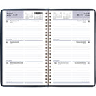 AT-A-GLANCE - Agenda scolaire de bureau hebdomadaire 2024-2025 - 4 7/8 po x 8 po - assorties - bilingue-Format ligné pour un horaire de rendez-vous ouvert / notes