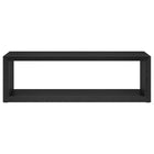 Hudson&Canal - Table basse rectangulaire Osmond 58" L - Grain noir-La table est fabriquée à partir de matériaux MDF de haute qualité et durables