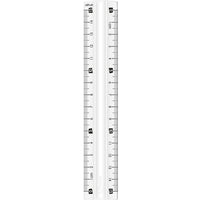 Maped 15cm Regle Incassable - translucide-Une règle ultra-pratique qui se glisse partout sans se casser