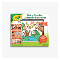 Crayola - Créateur d’histoires-Ensemble créateur d'histoires crayola : comprend 1 tablette sonore interactive, 4 marqueurs et 10 feuilles de papier pour que les enfants puissent dessiner, raconter et enregistrer leurs histoires