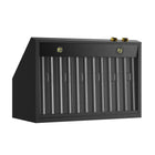 KUCHT KRHG360-GL-C 36 po Hotte murale - avec commandes numériques - 900 CFM - Gemstone/Or-8 in. round ducts vent for better ventilation performance and efficiency