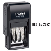 Trodat - Timbre dateur autoencreur 4810 - anglais-Timbre dateur compact autoencreur