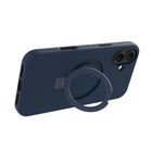 Dbramante1928 - Iceland Ultra D3O Kickstand MagSafe pour iPhone 16 Plus - Bleu-Les aimants parfaitement alignés rendent le chargement sans fil plus rapide et plus facile que jamais