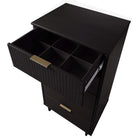 Manhattan Comfort - Granville commode moderne haute étroite et standard - noir - ensemble de 2-Garantie limitée du fabricant de 30 jours