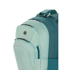 SWISSGEAR - Sac à dos pour ordinateur portable 8172 - Bleu sarcelle clair-La housse de trolley à passage direct se glisse sur la poignée des bagages à roulettes pour faciliter le transport de plusieurs sacs.