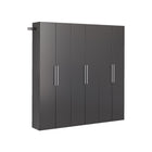 Prepac - Armoire accrochable HangUps de 72 po ensemble C - noir-Ensemble C Détails : Qté 3 Armoire de rangement de grande taille de 24 po Modèle n° BSCW 0706 2K 24 po L x 72 po H x 12 po P 3 tablettes réglables et 1 tablette fixe avec séparateur central Les tablettes ont une épaisseur de 0,75 po Capacité de poids : 200 lb 40 lb par tablette