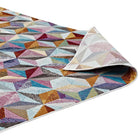 Modway - Arisa Mosaïque hexagonale géométrique Tapis 4 pi l x 6 pi L - Multicolore-Haute densité / Tissé à la machine