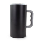 General Supply Goods + Co - Tasse à café avec poignée 600 ml - Noir-Couvercle coulissant