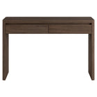 Hudson&Canal - Bureau rectangulaire Ashcroft - 48 po l - Chêne brun-Fabriqué en MDF robuste avec une finition chêne brun réalisée à la main