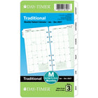 Day-Timer - Recharge d’agenda mensuel (2 pages par mois) 2027 - format portable - 6 3/4 po H x 3 3/4 po l - anglais-Format des pages : 6 3/4 po H x 3 3/4 po l