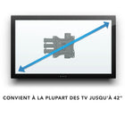 Mount-It! Support mural articulé pour téléviseur (MI-2041L)-6