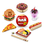 Max - Briques Snacks-Jusqu'à 200 pièces MAX Premium dans chaque capsule pour créer 1 Snack Design. Comprend des instructions faciles à suivre
