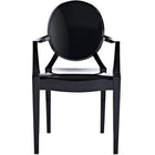 Nicer Furniture - fauteuil fantôme de Louis XVI - noir-Célèbre style Louis XVI, Chaise confortable.