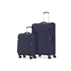 Bugatti - Amsterdam Ensemble de bagages souples 2 pièces - Bleu marine-Fabriqué à partir d'un nouveau matériau TPU résistant*, offrant une résistance à l'eau pour voyager sans souci dans toutes les conditions