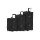 Bugatti - Denver Sac de voyage à roulettes3 pièces - Noir-Fabriqué en polyester résistant pour plus de durabilité et de protection pendant le voyage