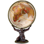 Replogle - Globe terrestre de bureau Atlas 12 po bronze métallisé océanique - Anglais-Support en résine durable